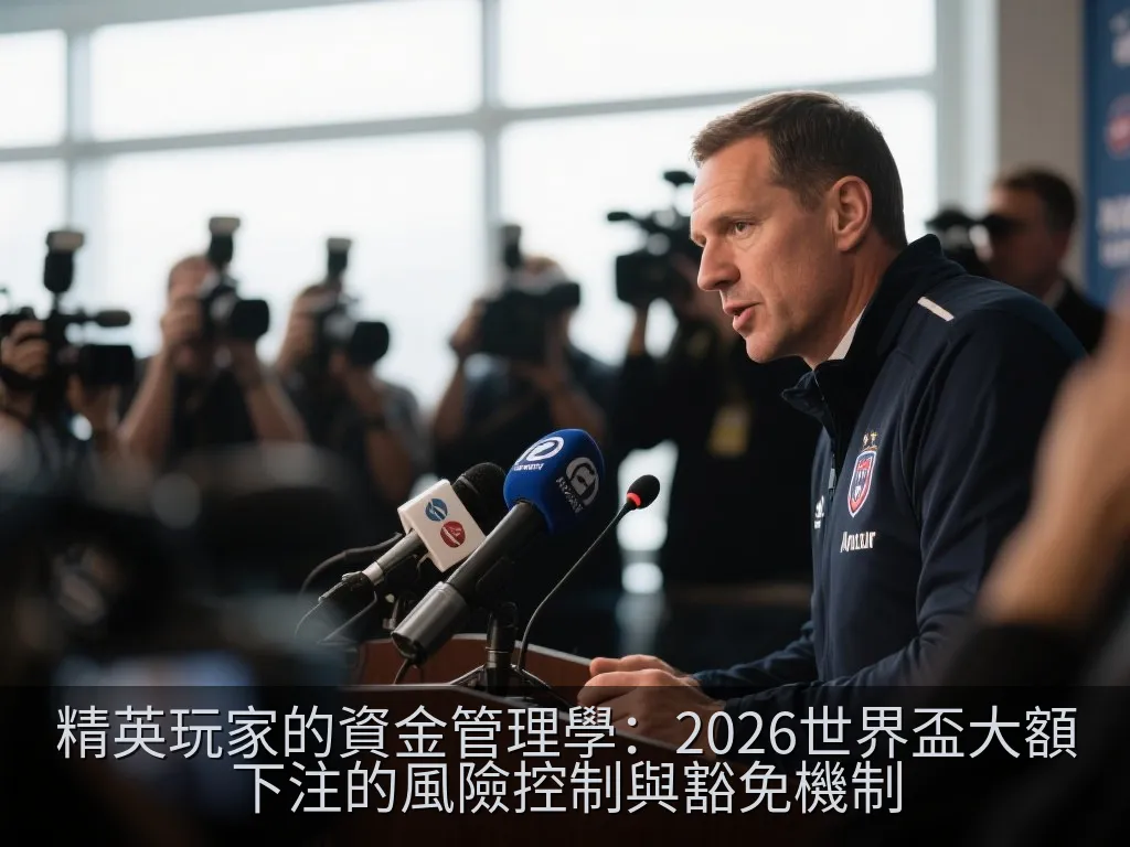 精英玩家的資金管理學：2026世界盃大額下注的風險控制與豁免機制